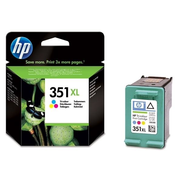 HP 351XL (CB338EE) cartouche d'encre de couleur haute capacité (d'origine) CB338EE 030870 - 1