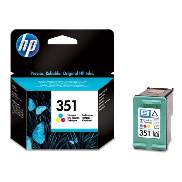 HP 351 (CB337EE) cartouche d'encre capacité standard (d'origine) - couleur CB337EE 030865 - 1
