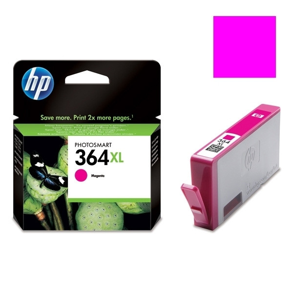 HP 364XL (CB324EE) cartouche d'encre haute capacité (d'origine) - magenta CB324EE 031878 - 1