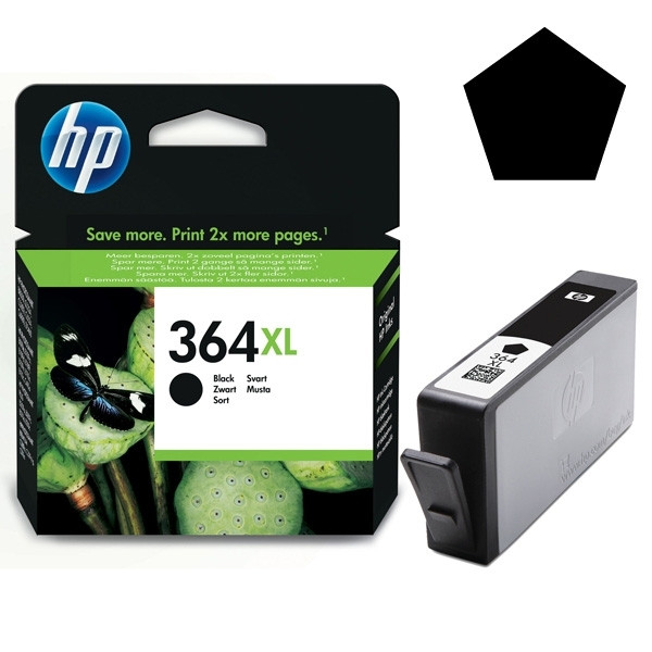 HP 364XL (CN684EE) cartouche d'encre haute capacité (d'origine) - noir CN684EE 044104 - 1