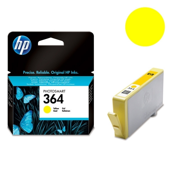 HP 364 (CB320EE) cartouche d'encre (d'origine) - jaune CB320EE 031880 - 1