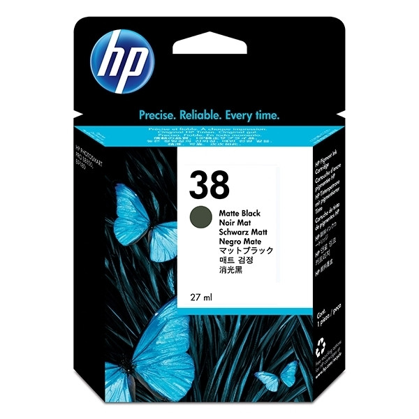 HP 38 (C9412A) cartouche d'encre noir mat (d'origine) C9412A 030460 - 1