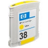 HP 38 (C9417A de) cartouche d&#039;encre jaune (d&#039;origine) C9417A 030470