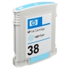 HP 38 (C9418A) cartouche d&#039;encre cyan clair (d&#039;origine) C9418A 030472