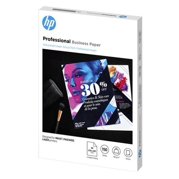 HP 3VK91A Laser Professional Business papier 180 g/m² brillant (150 feuilles) 3VK91A 151150 - 1