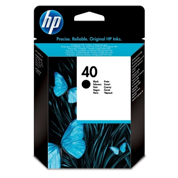 HP 40 (51640AE) cartouche d'encre (d'origine) - noir 51640AE 030050 - 1