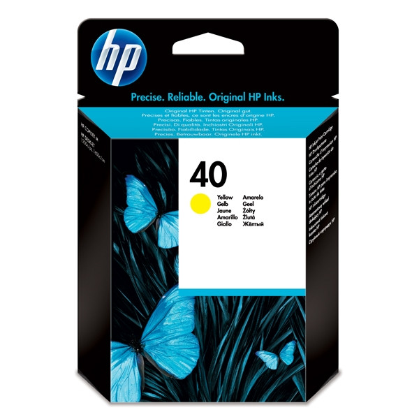 HP 40 (51640YE) cartouche d'encre jaune (d'origine) 51640YE 030080 - 1