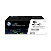 HP 410X (CF410XD) toner haute capacité duopack (d'origine) - noir CF410XD 054272