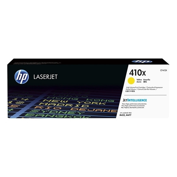 HP 410X (CF412X) toner haute capacité (d'origine) - jaune CF412X 054894 - 1