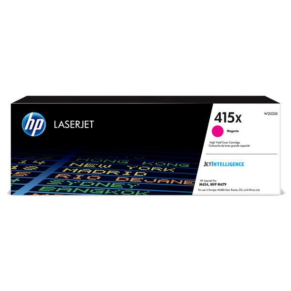 HP 415X (W2033X) toner haute capacité (d'origine) - magenta W2033X 055448 - 1