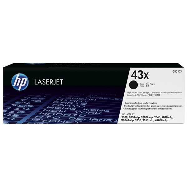 HP 43X (C8543X) toner haute capacité (d'origine) - noir C8543X 033030 - 1