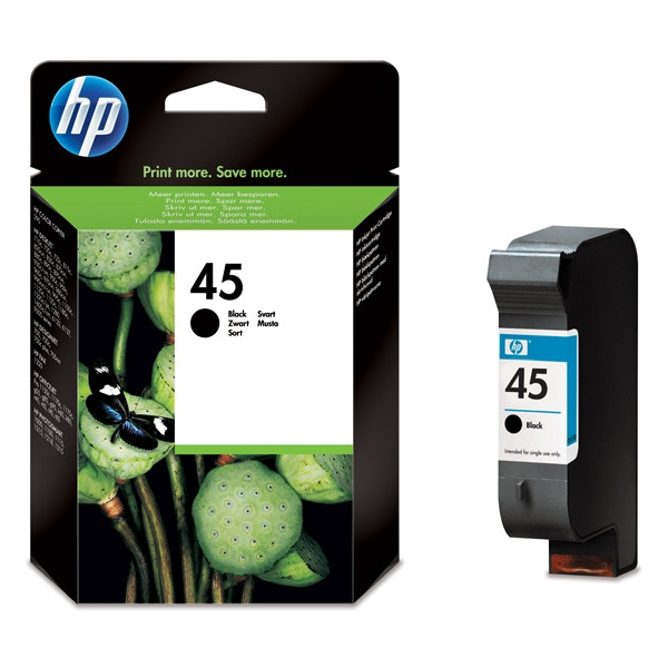 HP 45 (51645AE) cartouche d'encre (d'origine) - noir 51645AE 030130 - 1