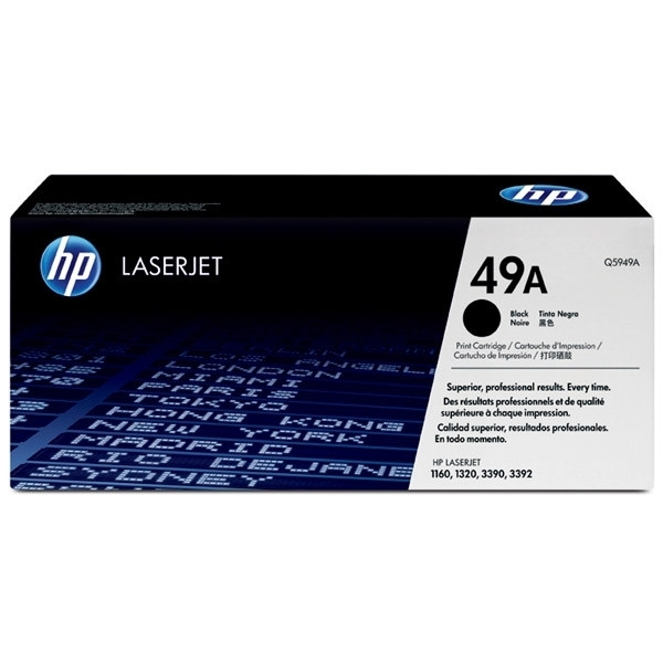 HP 49A (Q5949A) toner (d'origine) - noir Q5949A 033320 - 1