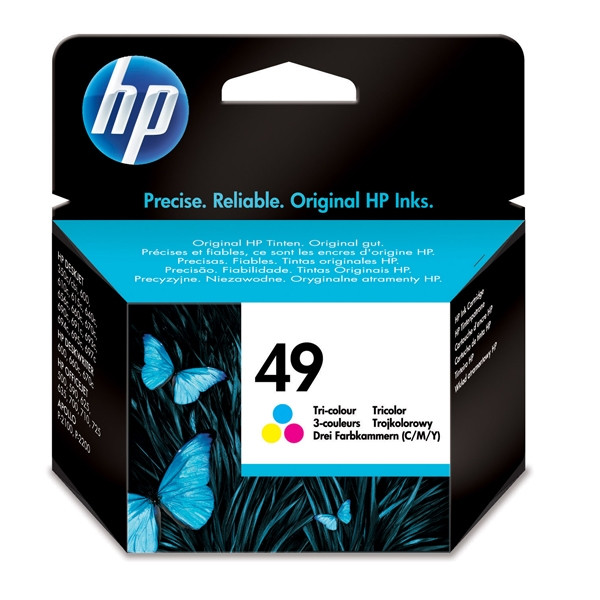 HP 49 (51649AE) cartouche d'encre (d'origine) - couleur 51649AE 030140 - 1