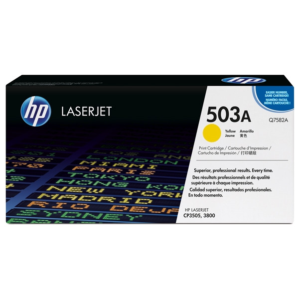 HP 503A (Q7582A) toner (d'origine) - jaune Q7582A 039605 - 1