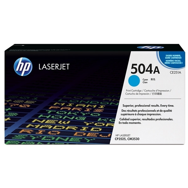 HP 504A (CE251A) toner (d'origine) - cyan CE251A 039834 - 1