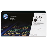 HP 504X (CE250XD) pack double toner noir haute capacité (d'origine) CE250XD 054118
