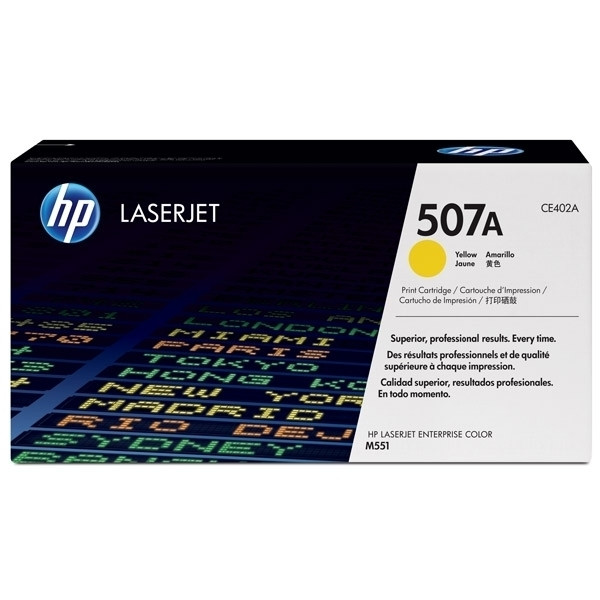 HP 507A (CE402A) toner (d'origine) - jaune CE402A 054044 - 1