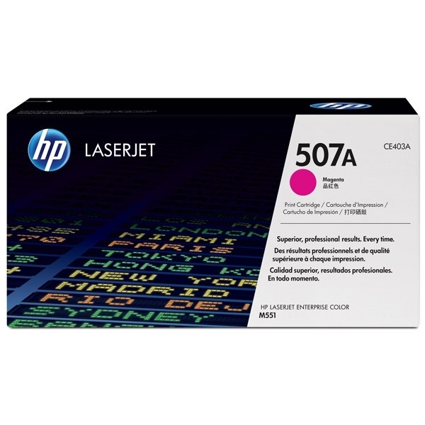 HP 507A (CE403A) toner (d'origine) - magenta CE403A 054046 - 1