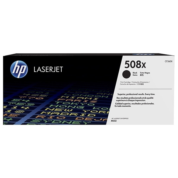 HP 508X (CF360X) toner haute capacité (d'origine) - noir CF360X 054840 - 1