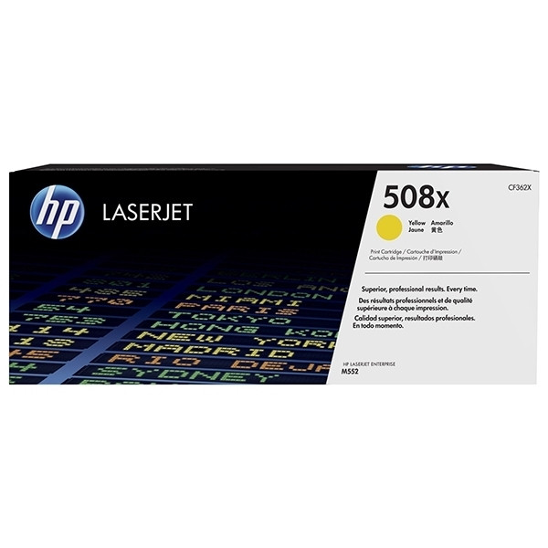 HP 508X (CF362X) toner haute capacité (d'origine) - jaune CF362X 054848 - 1