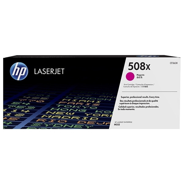 HP 508X (CF363X) toner haute capacité (d'origine) - magenta CF363X 054852 - 1