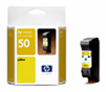 HP 50 (51650YE) cartouche d'encre jaune (d'origine) 51650YE 030380