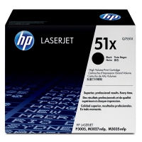 HP 51X (Q7551X) toner haute capacité (d'origine) - noir Q7551X 039725