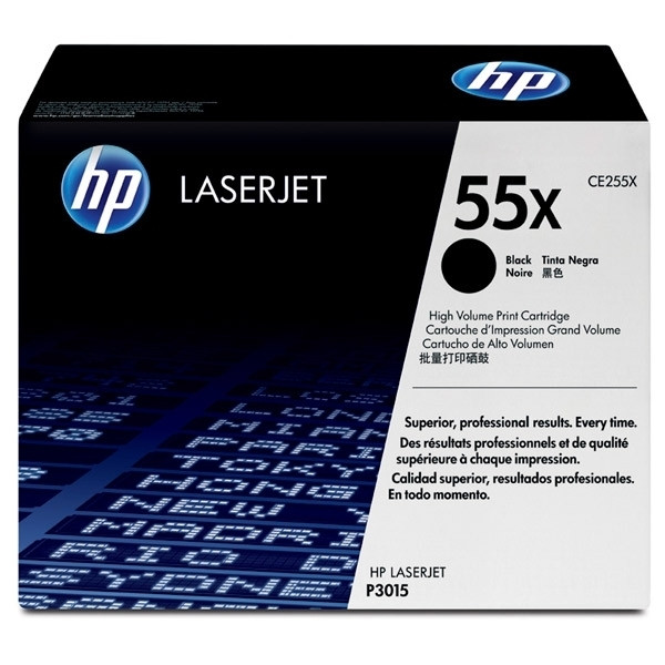 HP 55X (CE255X) toner haute capacité (d'origine) - noir CE255X 039888 - 1