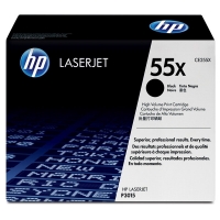 HP 55X (CE255X) toner haute capacité (d'origine) - noir CE255X 039888