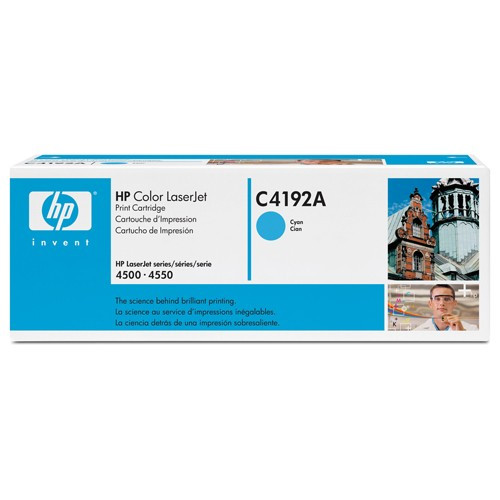 HP 640A (C4192A / EP-83C) toner cyan (d'origine) C4192A 039090 - 1