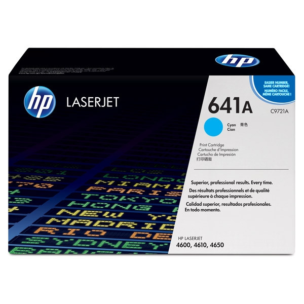 HP 641A (C9721A / EP-85C) toner (d'origine) - cyan C9721A 039130 - 1