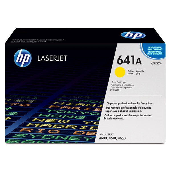 HP 641A (C9722A / EP-85Y) toner (d'origine) - jaune C9722A 039140 - 1