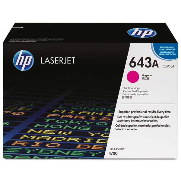 HP 643A (Q5953A) toner (d'origine) - magenta Q5953A 039630 - 1