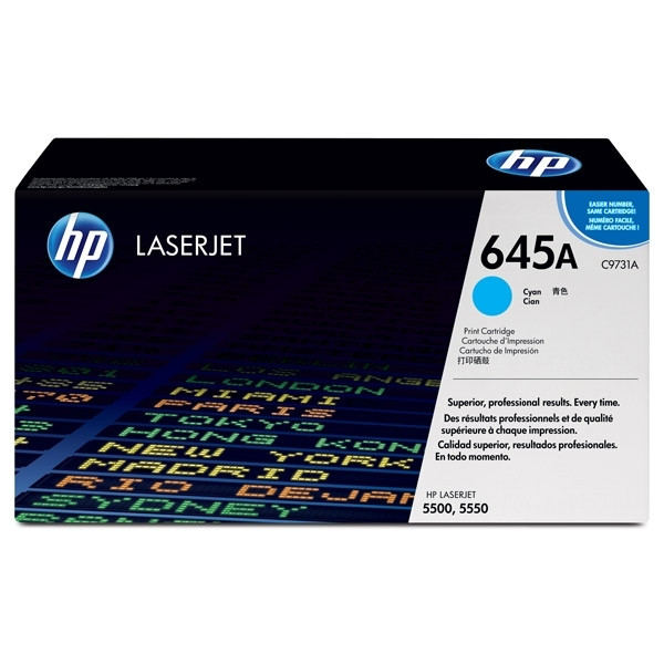 HP 645A (C9731A) toner (d'origine) - cyan C9731A 039220 - 1