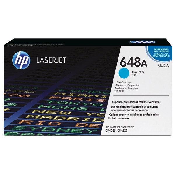 HP 648A (CE261A) toner (d'origine) - cyan CE261A 039896 - 1