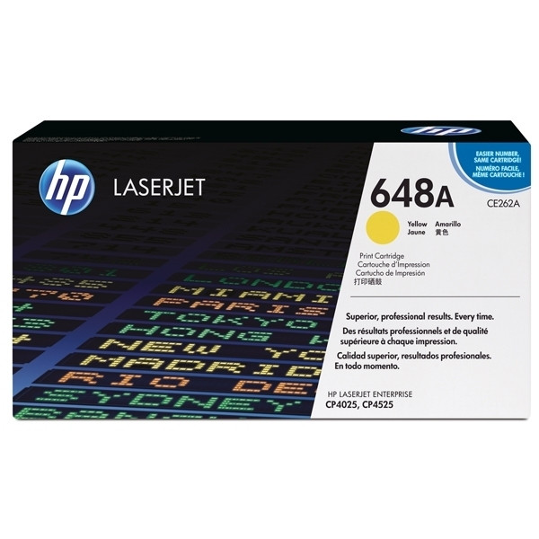 HP 648A (CE262A) toner (d'origine) - jaune CE262A 039898 - 1