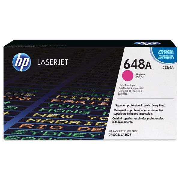 HP 648A (CE263A) toner (d'origine) - magenta CE263A 039900 - 1