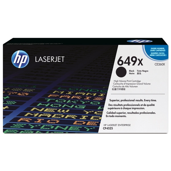 HP 649x (CE260X) toner haute capacité (d'origine) - noir CE260X 039894 - 1