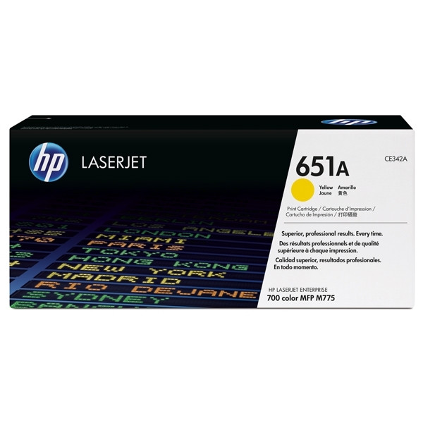 HP 651A (CE342A) toner (d'origine) - jaune CE342A 054660 - 1