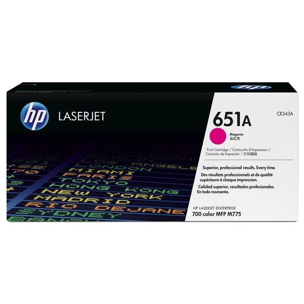 HP 651A (CE343A) toner (d'origine) - magenta CE343A 054662 - 1