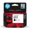 HP 651 (C2P10AE) cartouche d&#039;encre (d&#039;origine) - noir 044550