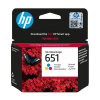 HP 651 (C2P11AE) cartouche d&#039;encre (d&#039;origine) - couleur 044552