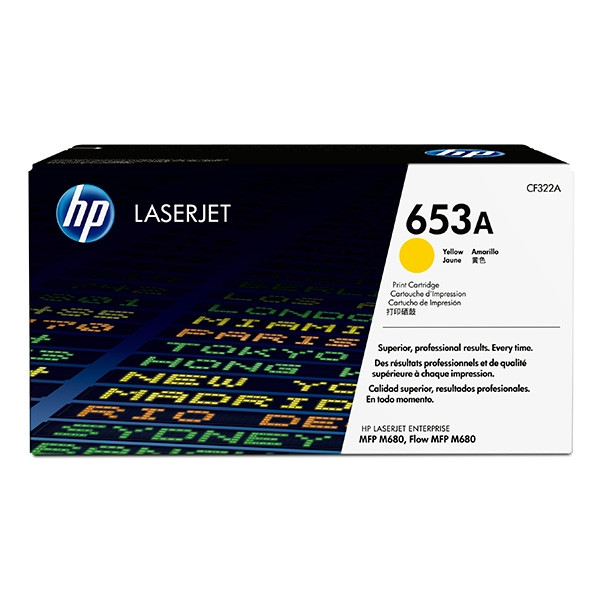 HP 653A (CF322A) toner (d'origine) - jaune CF322A 054778 - 1