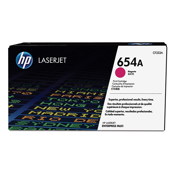 HP 654A (CF333A) toner (d'origine) - magenta CF333A 054798 - 1