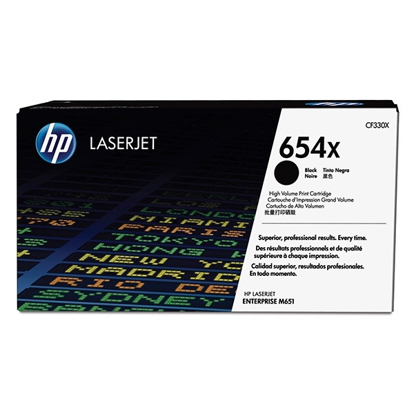 HP 654x (CF330X) toner haute capacité (d'origine) - noir CF330X 054792 - 1