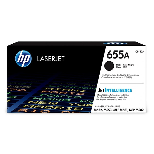 HP 655A (CF450A) toner (d'origine) - noir CF450A 055158 - 1