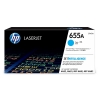 HP 655A (CF451A) toner (d'origine) - cyan