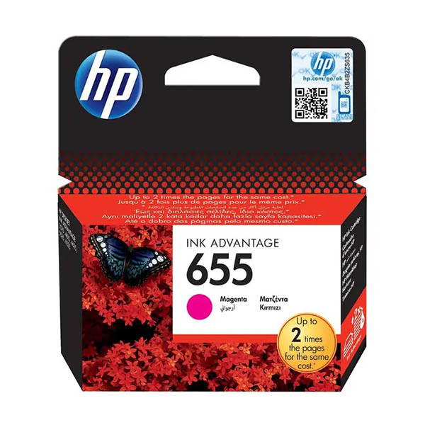 HP 655 (CZ111AE) cartouche d'encre (d'origine) - magenta 044220 - 1