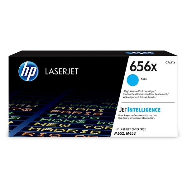 HP 656x (CF461X) toner haute capacité (d'origine) - cyan CF461X 055168 - 1